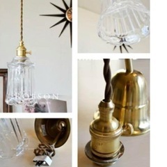 Robson ロブソン　ガラスシェードペンダント　4灯