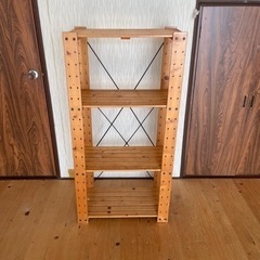 木製　ラック　本棚　シェルフ　インテリア　家具　