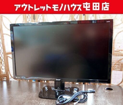 acer PCモニター 27インチ KA270H 非光沢ディスプレイ 2015年製 液晶モニター 札幌市北区屯田