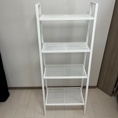 IKEA オープンシェルフ4段ラック　ホワイト