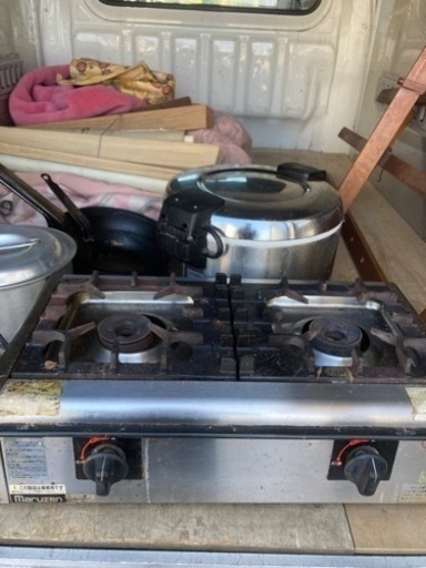 クリップ ZGNK61R18NKE ビルドインLPガスコンロ 22年 中古品 説明書