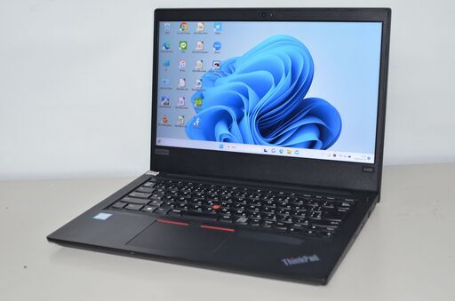 中古ノートパソコン Lenovo E490 Windows11+office 高性能core i5-82565U/メモリ16GB/爆速SSD512GB/14インチ/無線内蔵/WEBカメラ搭載