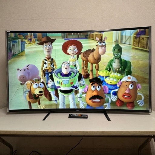 即日受渡❣️JAPANNEXT4K65型曲面モニター臨場感溢れる視覚体験52500円