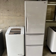 冷蔵庫 洗濯機の2点セット 365L HITACHI R-S37...