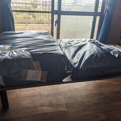 ニトリのシングルベッドフレームとマイ枕のベッドマットレスセット