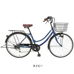 【美品】サイクルスポット カスタネット266 ママチャリ 26イ...