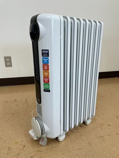 デロンギ/オイルヒーター/暖房機器/暖房/1200W/100V/8～10畳/1人暮らし/新生活/単身用/DeLonghi/jre0812/中古品