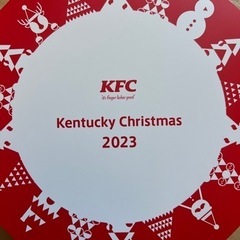 新品KFCクリスマスプレート