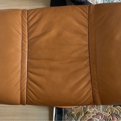 エコーネス　本革　リクライニングチェア