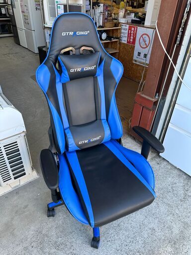 【動作保証あり】GTRACING GT002 ゲーミングチェア ひじ掛け付 オットマン無【管理KRK929】