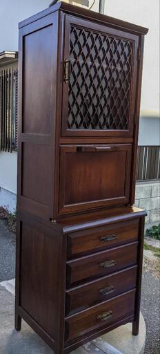 [KOIZUMI家具]アンティーク飾り棚
