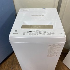 I320 ? 2021年製の美品♪ TOSHIBA 洗濯機 （4.5㎏） ⭐ 動作