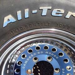 深リム4本セットです。15インチ　6穴　8J　-27　PCD139.7