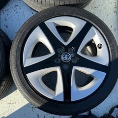 美品 ZVW50 プリウス ツーリング 純正アルミホイール 17インチ 7J+50 215/45R17 4本