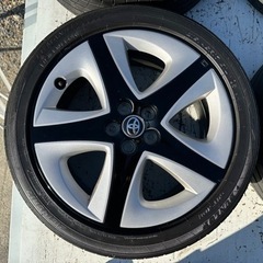 プリウス ZVW50系 純正 17インチアルミホイール 美品 ZVW50 プリウス ツーリング 純正アルミホイール 17インチ 7J+50
