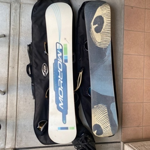スノーボード2枚セットケース付き スノボー板 2枚セット スノーボード