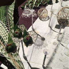 綺麗な模様のアクリル板2枚