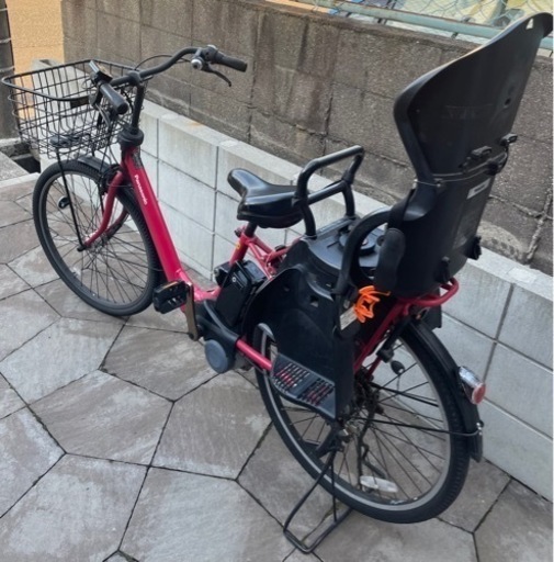値下げしました•Panasonic 電動自転車　チャイルドシート付き