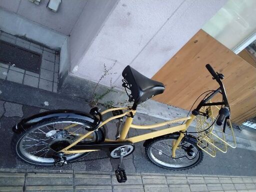 APRES MIDI 20インチ外装6段変速 APRES MIDI[アプレミディ]20吋 コンパクト自転車 外装6段/イエローX