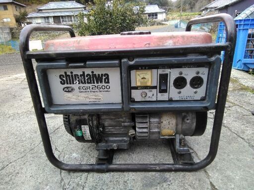 発電機　シンダイワ EGR 2600　実働