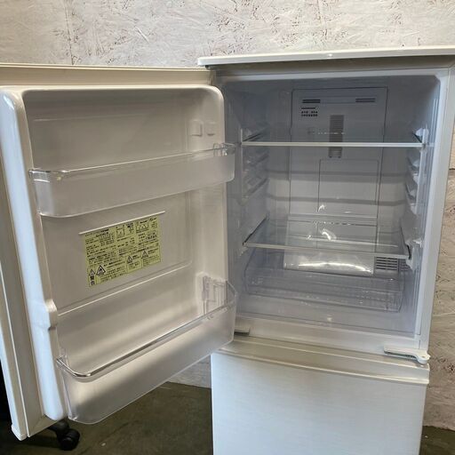 SHARP】 シャープ ノンフロン2ドア冷凍冷蔵庫 容量137L 冷凍室46L  