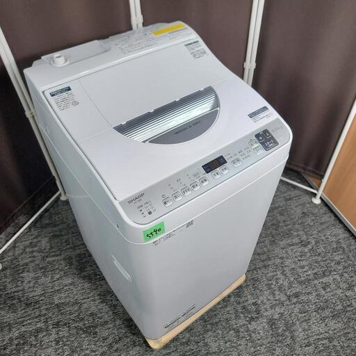 5540‼️配送設置は無料‼️冬も安心の乾燥機能つき✨最新2021年製✨SHARP 5.5kg/3.5kg 洗濯機