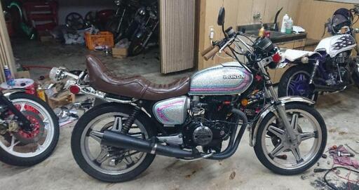 バブ CB250t ヤカンタンク サイドカバー