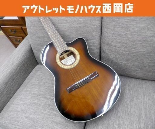 アイバニーズ エレガット GA37STCE-DVS Ibanez クラシックギター チューナー内蔵 ギグバック付き 西岡店