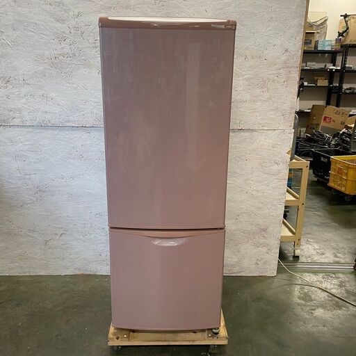 【National】 ナショナル ノンフロン2ドア冷凍冷蔵庫 容量162L 冷凍室41L 冷蔵庫37L NR-B162J-R 2004年製