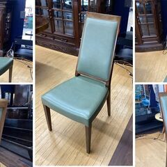 ｂ32 美品　カリモク家具　ハイバック　ダイニングチェア２脚セット