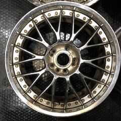 STICH MR3 シュティッヒ 社外ホイール 18インチ 4本 8J/9J 4H/5H PCD114.3+42 メッシュ 希少 ドリフト　(VHC410)