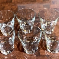 ロックグラス タンブラー グラス 酒器 libbey duratuff未使用品６個