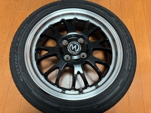 商談中に付き一時停止 エスホールド S-8M 165/55R15 75V アルミホイール