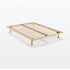 木製ベッドフレーム&マットレス（ダブルサイズ）