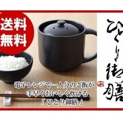 【ネット決済・配送可】電子レンジ用調理器具 ひとり御膳 (日本製)