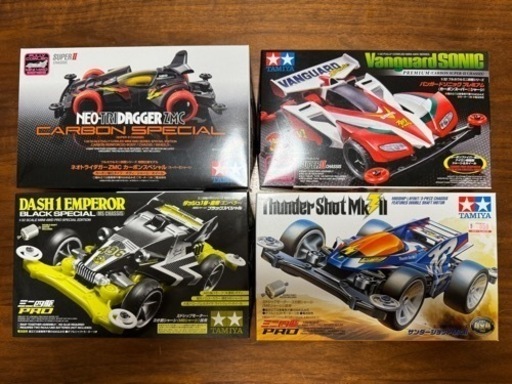新品未使用　ミニ四駆　4点セット