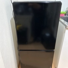 110L冷蔵庫（ブラック）