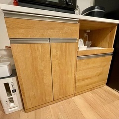 【ネット決済】美品キッチン収納食器棚120*51cm
