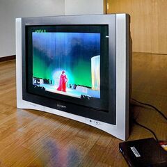 ★SONYトリニトロンカラー　ブラウン管テレビジョン　25型【手...