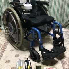 電動車椅子　ヤマハ　バッテリー2個　充電器付き