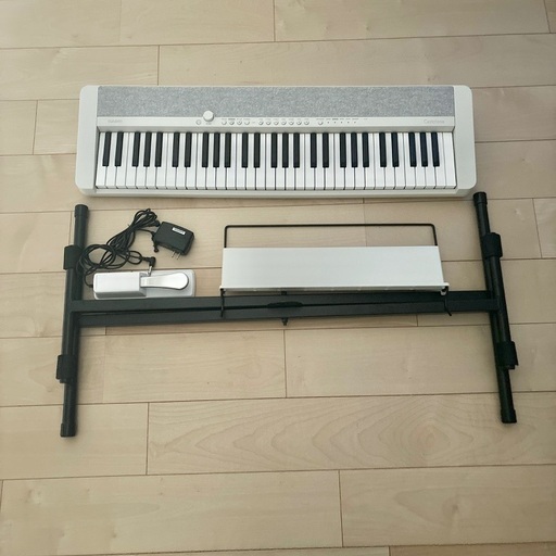 CASIO(カシオ) 電子キーボード トーン CT-S1 WE ホワイト
