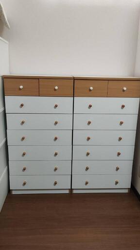 2つセット、タンス、収納、引っ越しのため出品します。