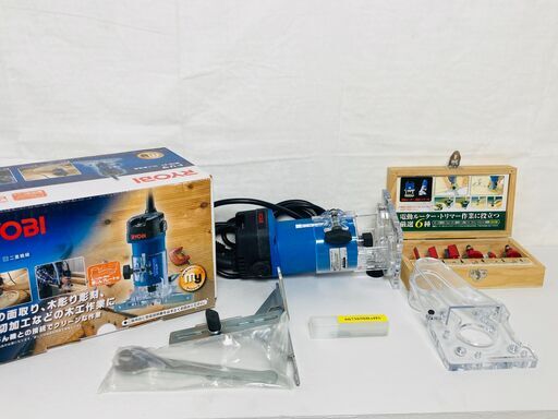 【美品：未使用】電動トリマー　RYOBI　リョービ