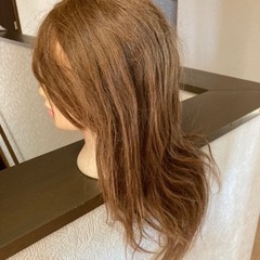 ヘアセット用ロングウィッグ