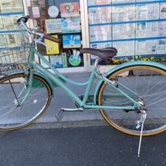 美品✨ブリヂストン/26インチ 3段変速 オートライト シティサイクル