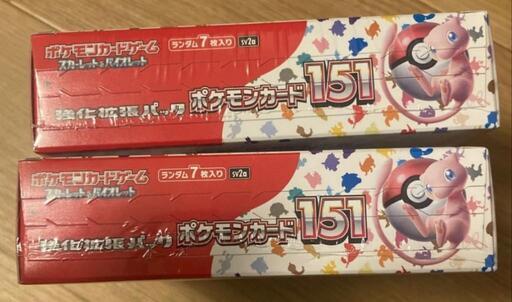 ポケモンカード 151 box シュリンク付き スカーレットバイオレット 未