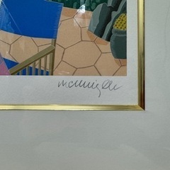 トーマスマックナイト 直筆サイン入り 版画