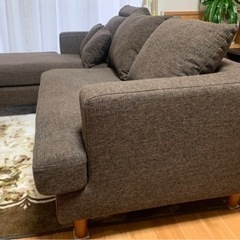 《引取り予定者決まりました》3人掛けカウチソファ