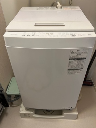 【オーバーホール後、使用期間7ヶ月】 TOSHIBA 洗濯機8kg