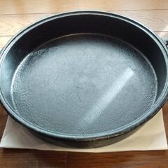 【値下げ】鉄製すき焼き鍋(鉄鍋)